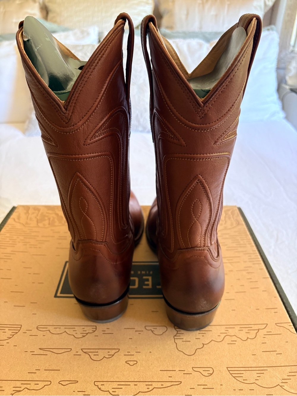 Tecovas The Cartwright Men's Western Leather Cowboy Boots - Brown - Picture 4 of 10